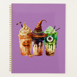Waterverf Halloween Coffee Drink Trio Planner