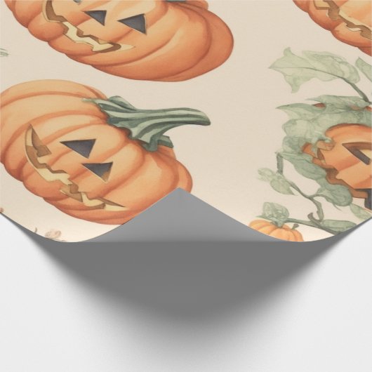  Waterverf Halloween Delight Cadeaupapier (Hoek)