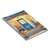 Waterverf Halloween Herfst Pompoenen Herfstbladere Notitieboek (Rechterzijde)