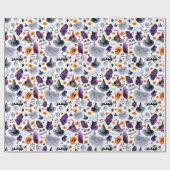 Waterverf Halloween Patroonverlooppapier Cadeaupapier (Vlak)