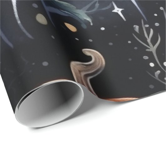 Waterverf Halloween pompoen Cadeaupapier (Rol Hoek)