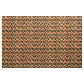 Waterverf Halloween Pumpkin Fabric Stof (Yard (91,4 cm))