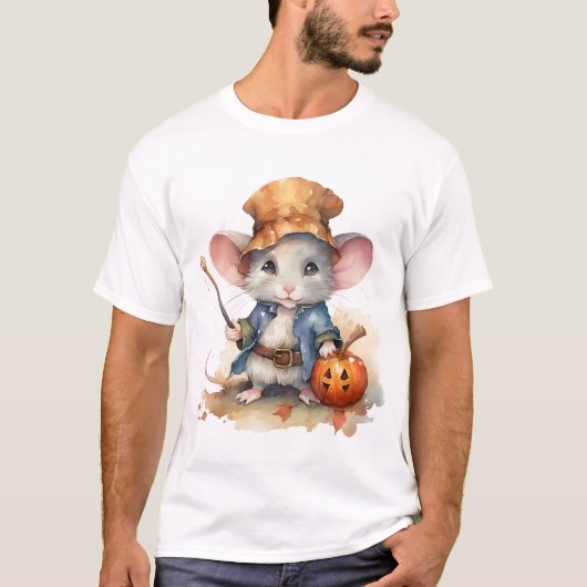 Waterverf Halloween T-shirt (Voorkant)