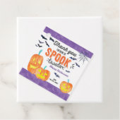 Waterverf Halloween Treat Favor Tag Bedankjes Labels (In situ)