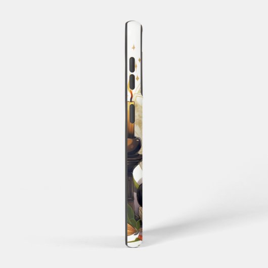  WATERVERF HALLOWEEN ZWART KITTEN SAMSUNG GALAXY HOESJE (Rechterkant)