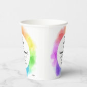 Waterverf HAMbyWG voor afstuderen Papieren koppen Bekers (Rechts)