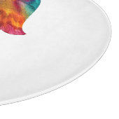 Waterverf Hamsa Art Snijplank (Hoek)