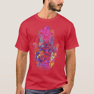 Waterverf Hamsa Hand T-shirt