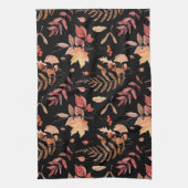 Waterverf Hand Getrokken Herfst Herfstbladeren & B Theedoek (Verticaal)