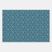 Waterverf handbeschilderd floraal gepatterd omhuls inpakpapier vel (Voorkant 3)