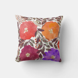 waterverf handbeschilderde blokjes kussen