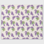 Waterverf handbeschilderde druiven cadeaupapier (Vlak)