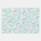 Waterverf handflessen Sanitizer gel Inpakpapier Vel (Voorkant 2)