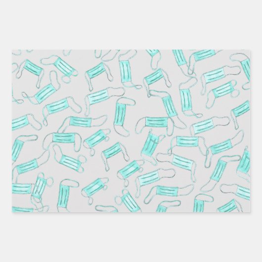 Waterverf handflessen Sanitizer gel Inpakpapier Vel (Voorkant 2)