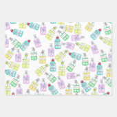 Waterverf handflessen Sanitizer gel Inpakpapier Vel (Voorkant)