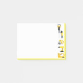 Waterverf handgereedschap Handmatig onderhoud Man Post-it® Notes (Voorkant)
