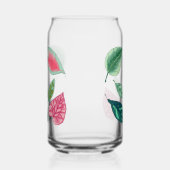 Waterverf Handgeschilderd Kleurrijk Foliage Blikvorm Glas (Links)