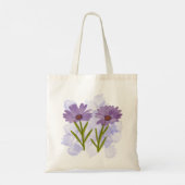 Waterverf handgeschilderde African Daisy Tote Bag (Achterkant)