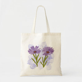 Waterverf handgeschilderde African Daisy Tote Bag