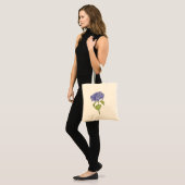 Waterverf Handgeschilderde Hydrangea Flower Tote Bag (Voorkant (model))