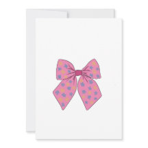 Waterverf handgeschilderde Schattigee roze strik