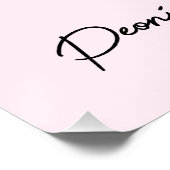 Waterverf handgeschilderde sierlijke vaas van pioe perfect poster (Hoek)