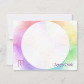 Waterverf handgeschreven Sjabloon van het Manuscri (Voorkant)