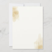 Waterverf handgetekende bruiloft uitnodiging (Achterkant)