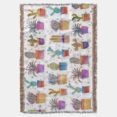 Waterverf handschilderpatroon deken (Voorkant Verticaal)