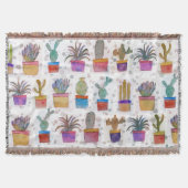 Waterverf handschilderpatroon deken (Voorkant)