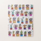 Waterverf handschilderpatroon legpuzzel (Verticaal)