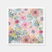 Waterverf handschilfering servetten (Voorkant)