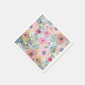 Waterverf handschilfering servetten (Hoek)