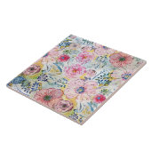 Waterverf handschilfering tegeltje (Zijkant)