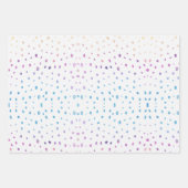 Waterverf Handtekening abstracte vierkant cirkel Inpakpapier Vel (Voorkant)