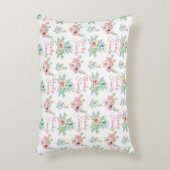 Waterverf Handtekening Exotische cacti set met blo Accent Kussen (Voorkant(Verticaal))