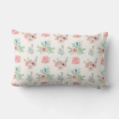 Waterverf Handtekening Exotische cacti set met blo Kussen (Achterkant)