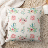 Waterverf Handtekening Exotische cacti set met blo Kussen (Deken)