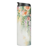 Waterverf Hangende Planten met Rozen Thermosbeker (Geroteerd rechts)