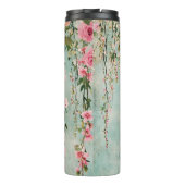 Waterverf Hangende Planten met Rozen Thermosbeker (Achterkant)