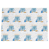 Waterverf Hanukkah Holiday Groot Cadeauzakje (Voorkant)