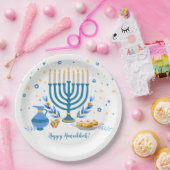 Waterverf Hanukkah Holiday Papieren Bordje (Feest)