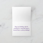 Waterverf Happy 4th Birthday Frosted Donuts Kaart (Binnen)