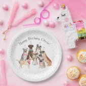 Waterverf Happy Birthday Paper Bord (Feest)