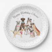 Waterverf Happy Birthday Paper Bord (Voorkant)