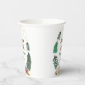 Waterverf Happy Camper 1e verjaardag papieren beke Papieren Bekers (Links)