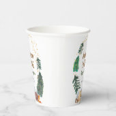 Waterverf Happy Camper 1e verjaardag papieren beke Papieren Bekers (Rechts)