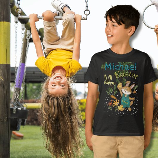 Waterverf Happy Easter Bunny T-shirt