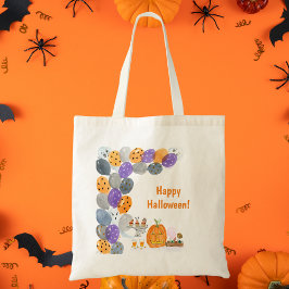 Waterverf Happy Halloween Kostuum Feest Tote Bag