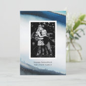 Waterverf Happy Hanukkah Kaart (Staand voorkant)